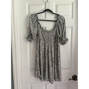 Floral Off Shoulder Dress
